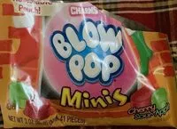 Mängden socker i Blow pop Minis