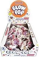 Mängden socker i Charms blow pops cherry flavor