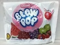 Mängden socker i Assorted Bubble Gum Filled Pops