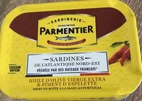 Mängden socker i Sardines de l'Atlantique Nord-Est pêchées par des bateaux français