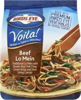 Mängden socker i Birds eye voila! beef lo mein