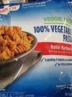 Mängden socker i Frozen zucchini lentil pasta with marinara sauce