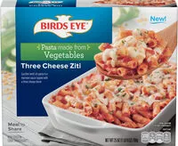 Mängden socker i Three cheese ziti zucchini lentil ziti pasta