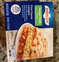 Mängden socker i Veggie pasta five cheese lasagna