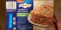 Mängden socker i Lasanana with meat sauce