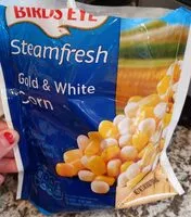 Mängden socker i Steamfresh premium selects frozen gold & white corn