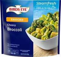 Mängden socker i Steamfresh broccoli with cheese sauce