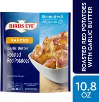 Mängden socker i Lightly sauced roasted red potatoes with garlic butter sauce, garlic butter