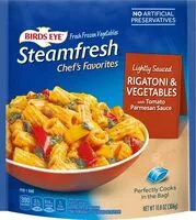 Mängden socker i Steamfresh chef's favorites lightly sauced rigatoni