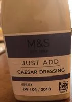 Mängden socker i Caesar Dressing