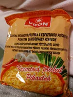 Mängden socker i Vifon leves