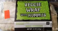 Mängden socker i Veggie wrap with hummus