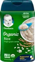 Mängden socker i Baby cereal organic rice cereal