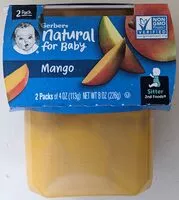 Mängden socker i Mango Baby Food