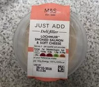 Mängden socker i Smoked salmon & soft cheese