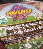 Mängden socker i Organic beef sirloin steak