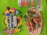 Mängden socker i 6 Lamb & Mint Kebaps by Sainsbury's