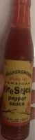 Mängden socker i Jamaican firestick pepper hot sauce