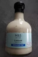 Mängden socker i Caesar Dressing Reduced Fat