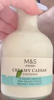Mängden socker i creamy caesar dressing