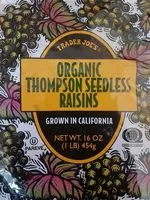 Mängden socker i Raisins