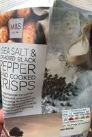 Mängden socker i Sea Salt & Black Pepper Crisps