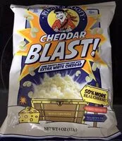 Mängden socker i Pirate’s Booty Cheddar Blast