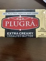 Mängden socker i Plugra Extra Creamy unsalted butter