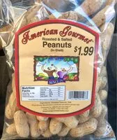 Mängden socker i Roasted peanuts