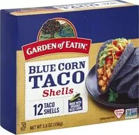 Mängden socker i Blue corn taco shells