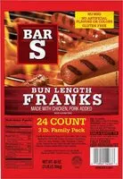 Mängden socker i Bun Length Franks