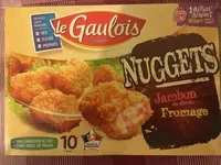 Mängden socker i Nuggets Jambon de dinde Fromage