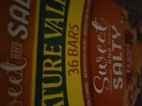 Mängden socker i sweet and salty nut granola bars