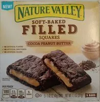 Mängden socker i Soft-baked filled squares cocoa peanut butter