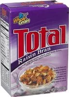 Mängden socker i Total raisin bran cereal