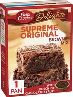 Mängden socker i Supreme original delights brownie mix