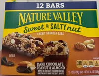 Mängden socker i Sweet and salty nut chewy granola bars