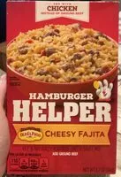 Mängden socker i Hamburger helper cheesy fajita