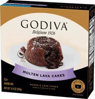 Mängden socker i Molten lava cakes baking mix
