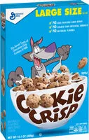 Mängden socker i Cookie crisp sweetened cereal