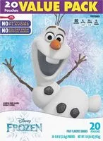 Mängden socker i Disney frozen fruit snacks value