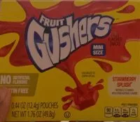 Mängden socker i Gushers