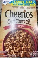Mängden socker i Cheerios oat crunch cinnamon
