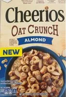 Mängden socker i Cheerios Oat Cunch Almond