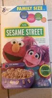 Mängden socker i Sesame Street Lightly Sweetened Cereal made with whole grains