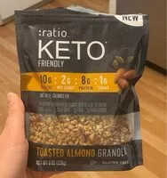 Mängden socker i Keto Friendly Toasted Almond Granola