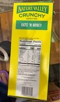 Mängden socker i Nature valley crunchy