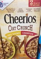 Mängden socker i CheErios oat crunch