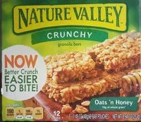 Mängden socker i Oats 'n Honey Crunchy Granola Bars