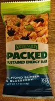 Mängden socker i Packed sustained energy bar - almond butter & blueberry